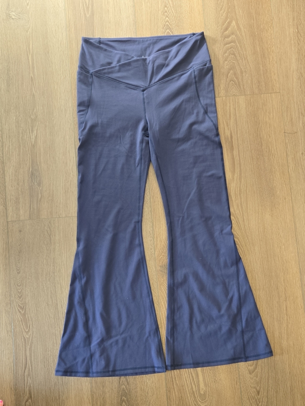 Fabletics PureLuxe Wide Waistband Leggings in Navy